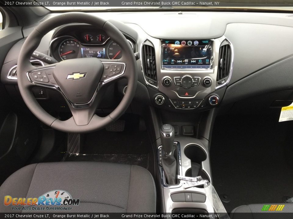 2017 Chevrolet Cruze LT Orange Burst Metallic / Jet Black Photo #8