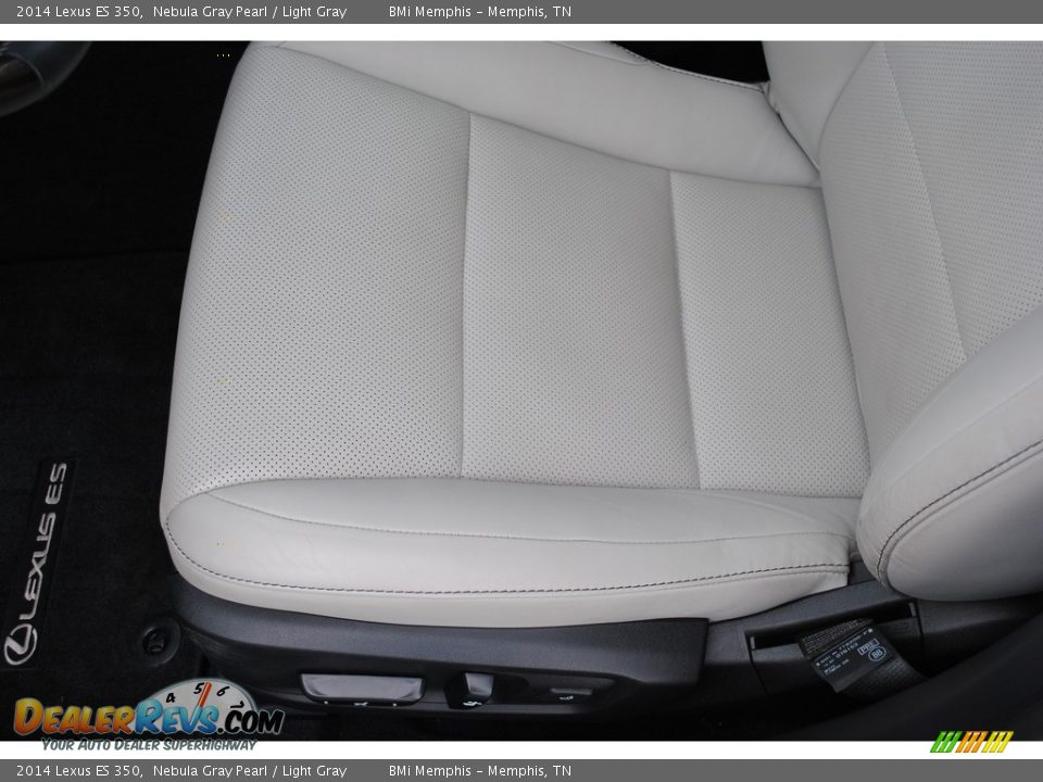2014 Lexus ES 350 Nebula Gray Pearl / Light Gray Photo #12