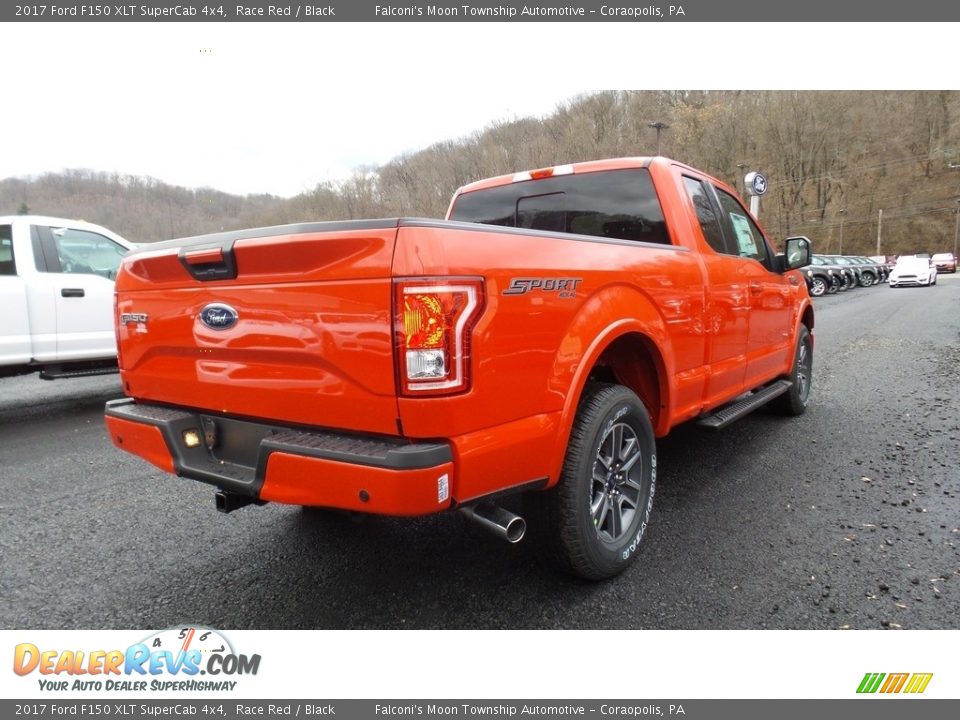 2017 Ford F150 XLT SuperCab 4x4 Race Red / Black Photo #4