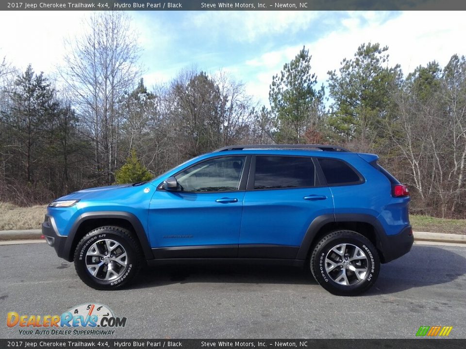 Hydro Blue Pearl 2017 Jeep Cherokee Trailhawk 4x4 Photo #1