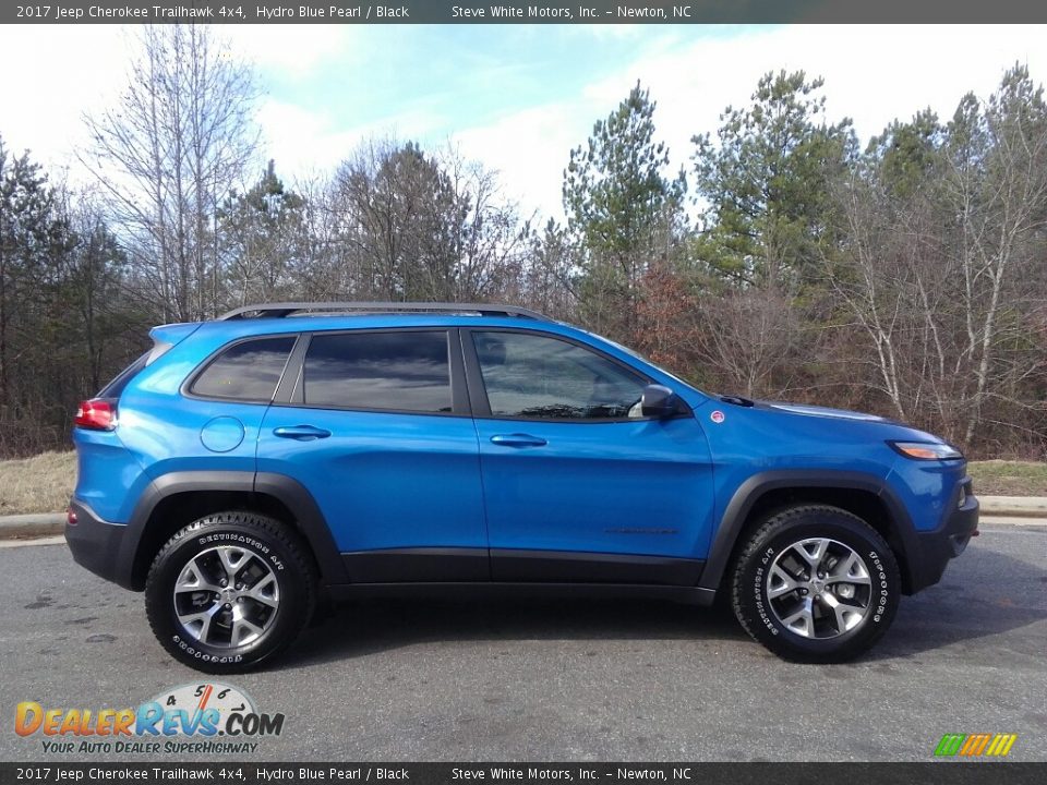 Hydro Blue Pearl 2017 Jeep Cherokee Trailhawk 4x4 Photo #5