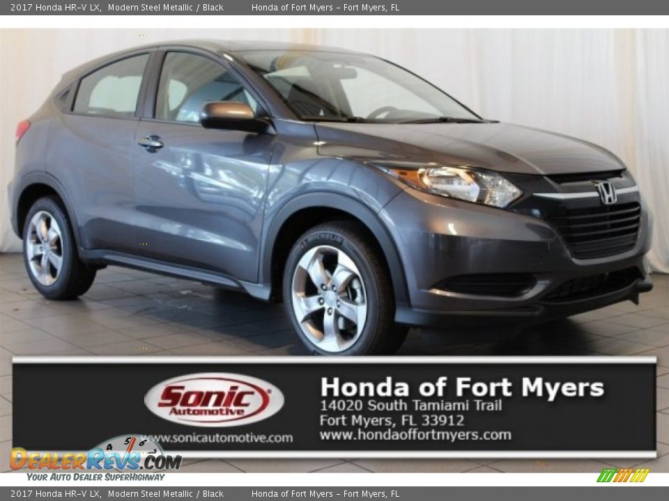 2017 Honda HR-V LX Modern Steel Metallic / Black Photo #1
