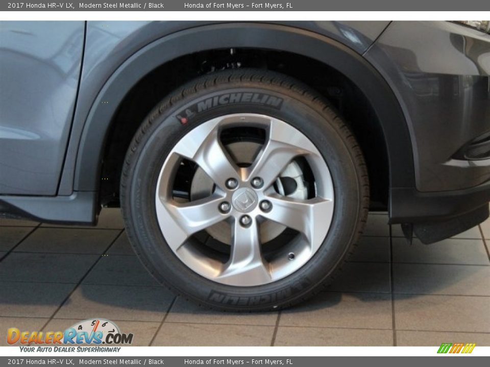 2017 Honda HR-V LX Modern Steel Metallic / Black Photo #2