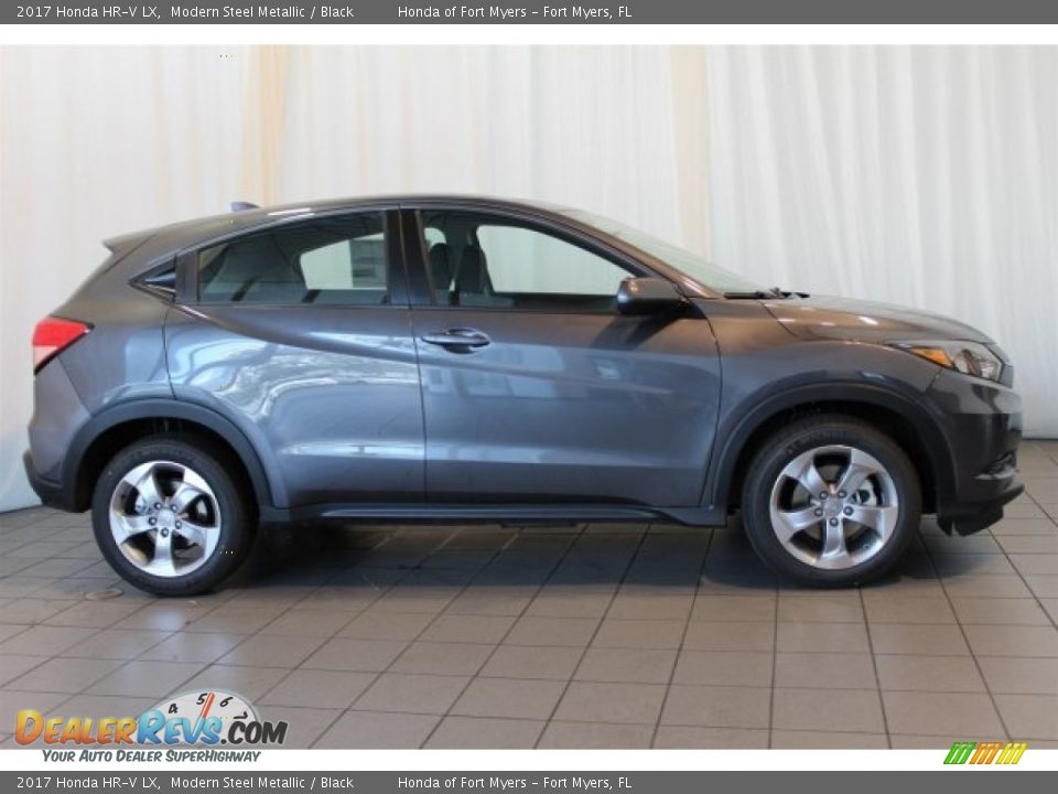 2017 Honda HR-V LX Modern Steel Metallic / Black Photo #3