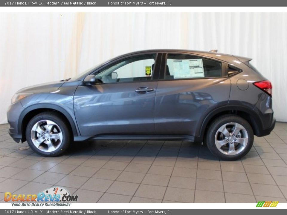 2017 Honda HR-V LX Modern Steel Metallic / Black Photo #5