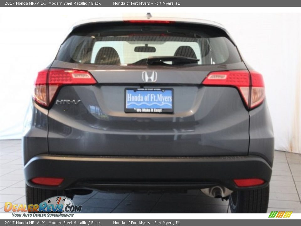 2017 Honda HR-V LX Modern Steel Metallic / Black Photo #6