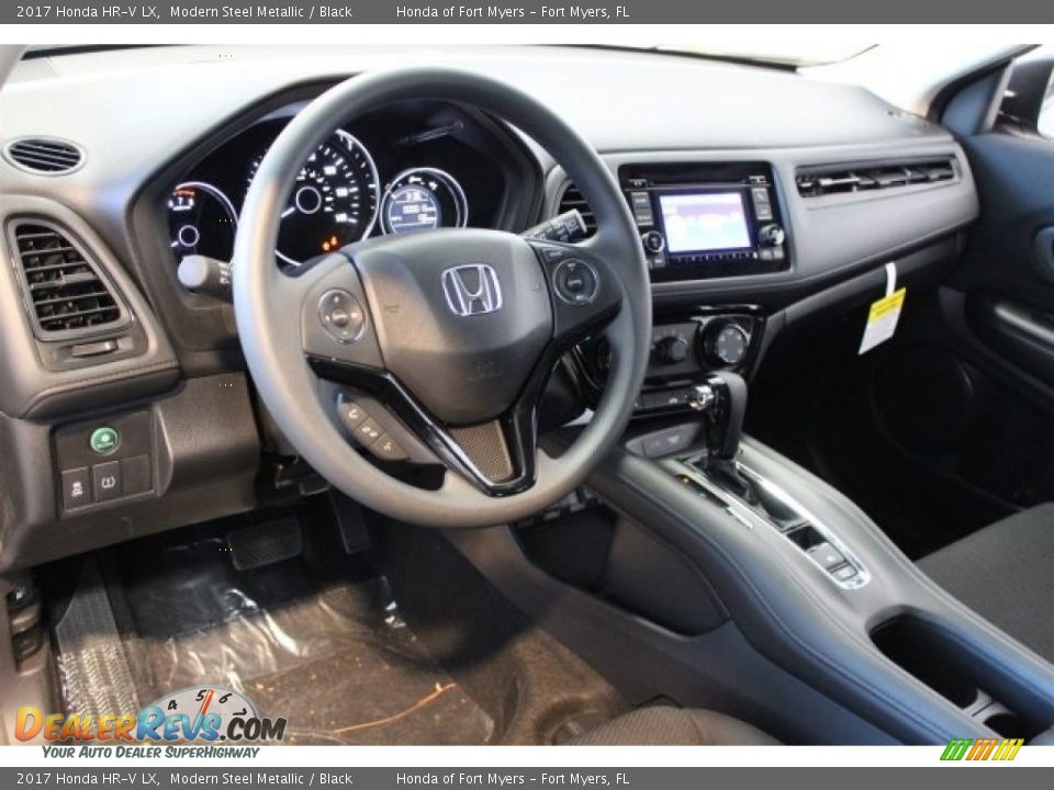 2017 Honda HR-V LX Modern Steel Metallic / Black Photo #10