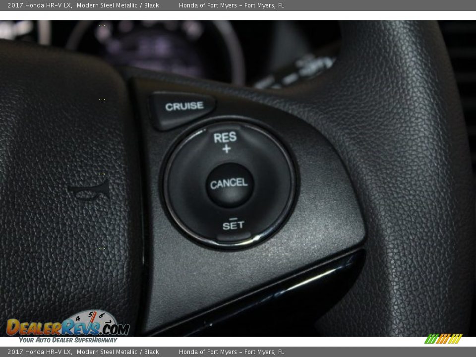 2017 Honda HR-V LX Modern Steel Metallic / Black Photo #13