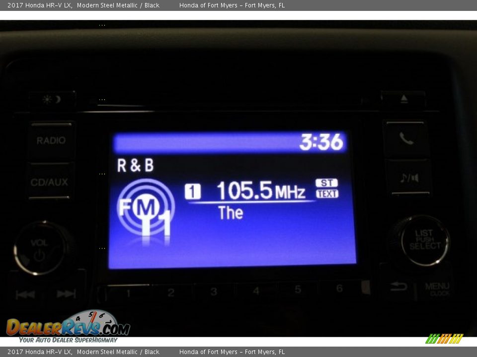 2017 Honda HR-V LX Modern Steel Metallic / Black Photo #15