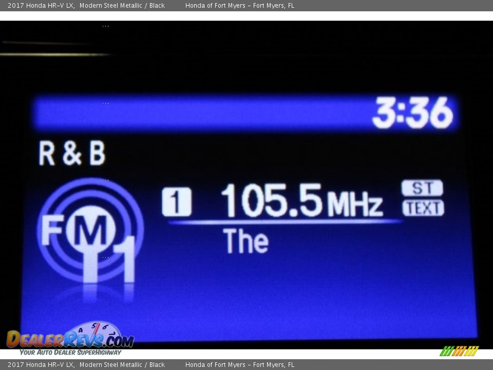 2017 Honda HR-V LX Modern Steel Metallic / Black Photo #16