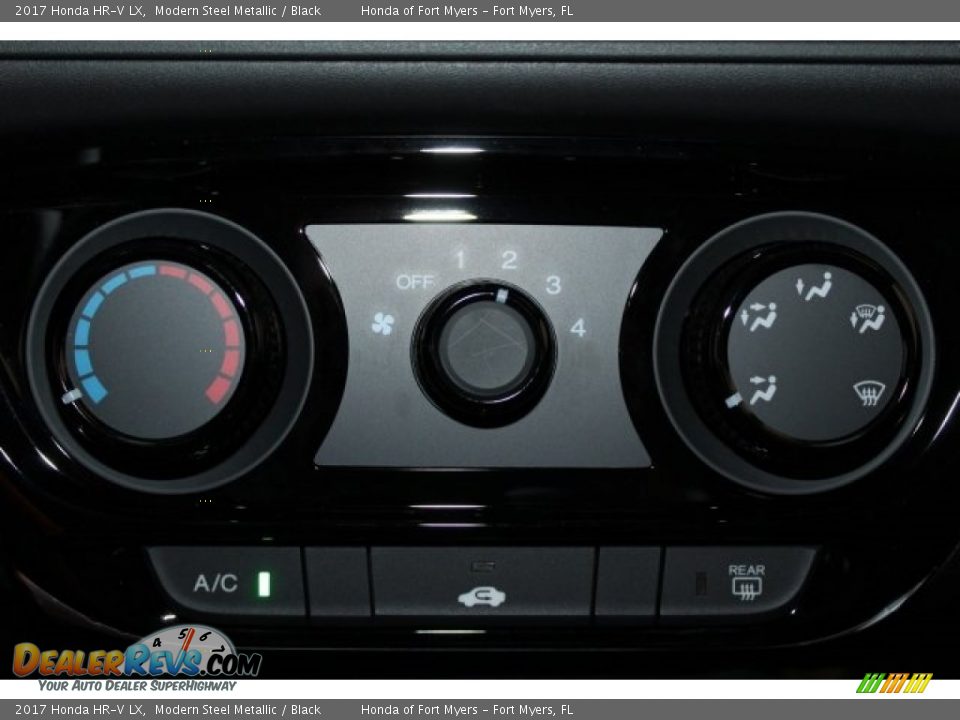 2017 Honda HR-V LX Modern Steel Metallic / Black Photo #18