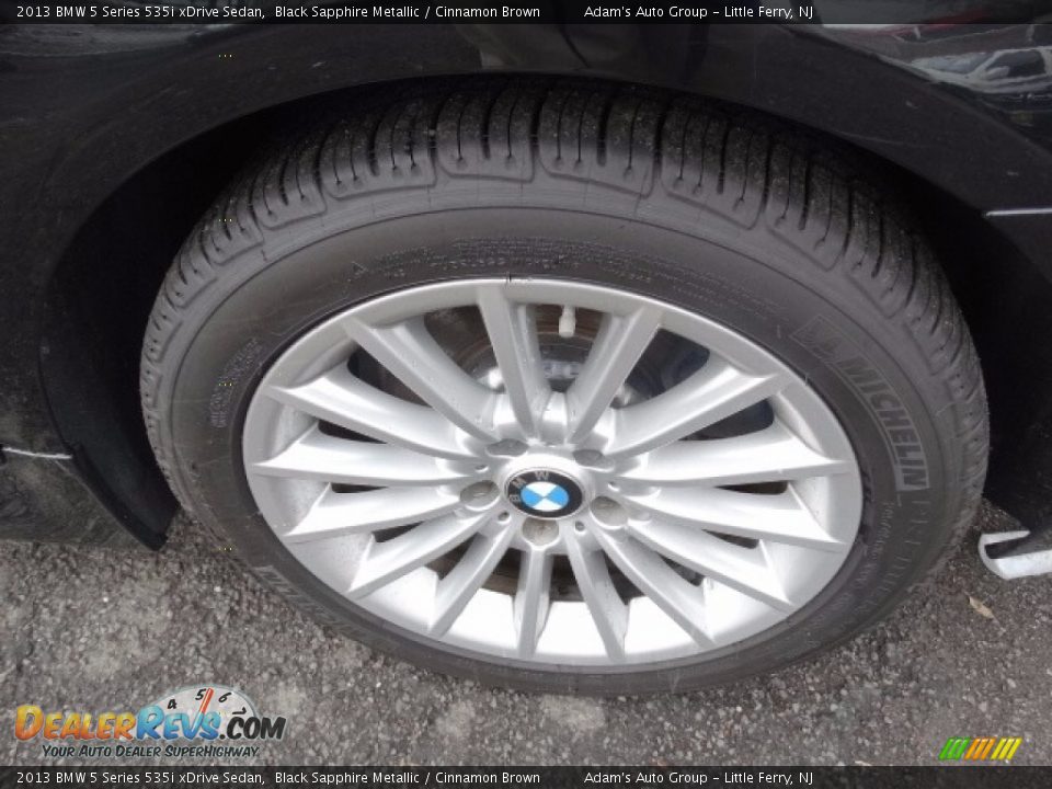 2013 BMW 5 Series 535i xDrive Sedan Black Sapphire Metallic / Cinnamon Brown Photo #8
