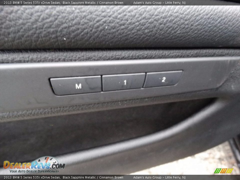 2013 BMW 5 Series 535i xDrive Sedan Black Sapphire Metallic / Cinnamon Brown Photo #14