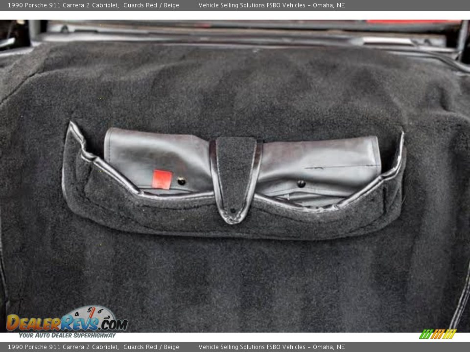 1990 Porsche 911 Carrera 2 Cabriolet Trunk Photo #22