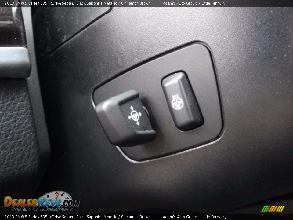 2013 BMW 5 Series 535i xDrive Sedan Black Sapphire Metallic / Cinnamon Brown Photo #25