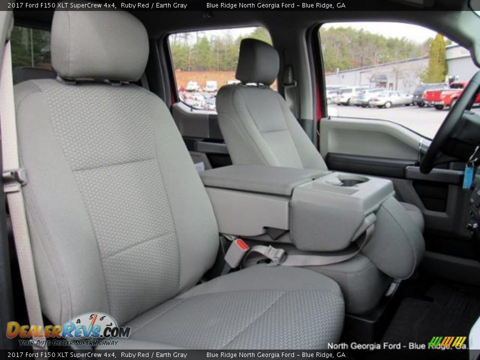 2017 Ford F150 XLT SuperCrew 4x4 Ruby Red / Earth Gray Photo #12