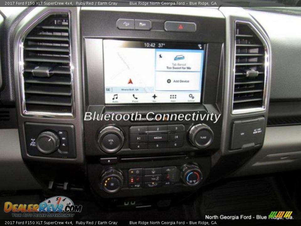 2017 Ford F150 XLT SuperCrew 4x4 Ruby Red / Earth Gray Photo #20