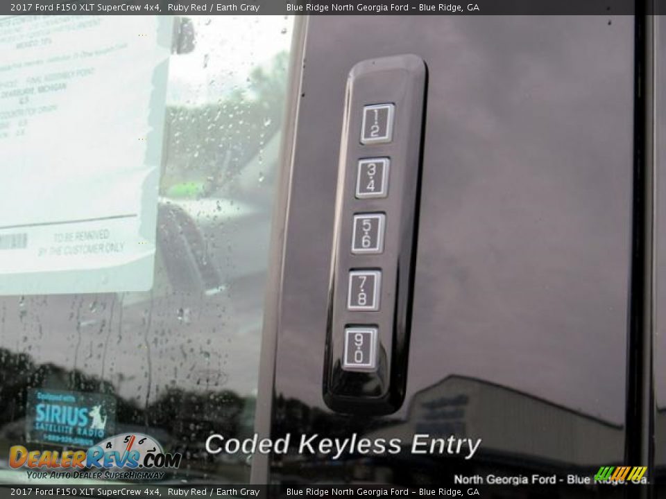 2017 Ford F150 XLT SuperCrew 4x4 Ruby Red / Earth Gray Photo #28