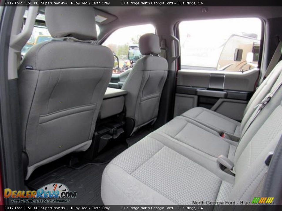 2017 Ford F150 XLT SuperCrew 4x4 Ruby Red / Earth Gray Photo #34