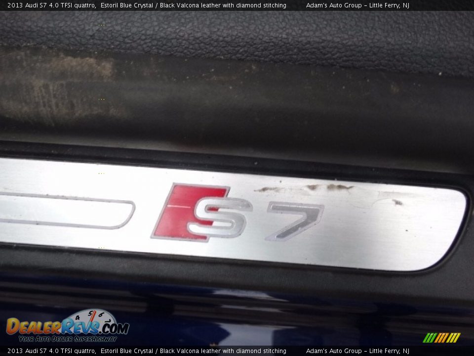 2013 Audi S7 4.0 TFSI quattro Estoril Blue Crystal / Black Valcona leather with diamond stitching Photo #15