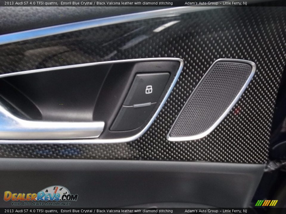 2013 Audi S7 4.0 TFSI quattro Estoril Blue Crystal / Black Valcona leather with diamond stitching Photo #18