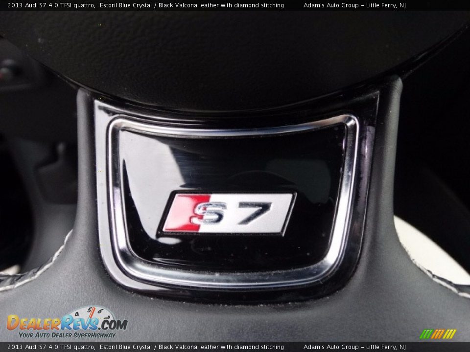2013 Audi S7 4.0 TFSI quattro Estoril Blue Crystal / Black Valcona leather with diamond stitching Photo #36