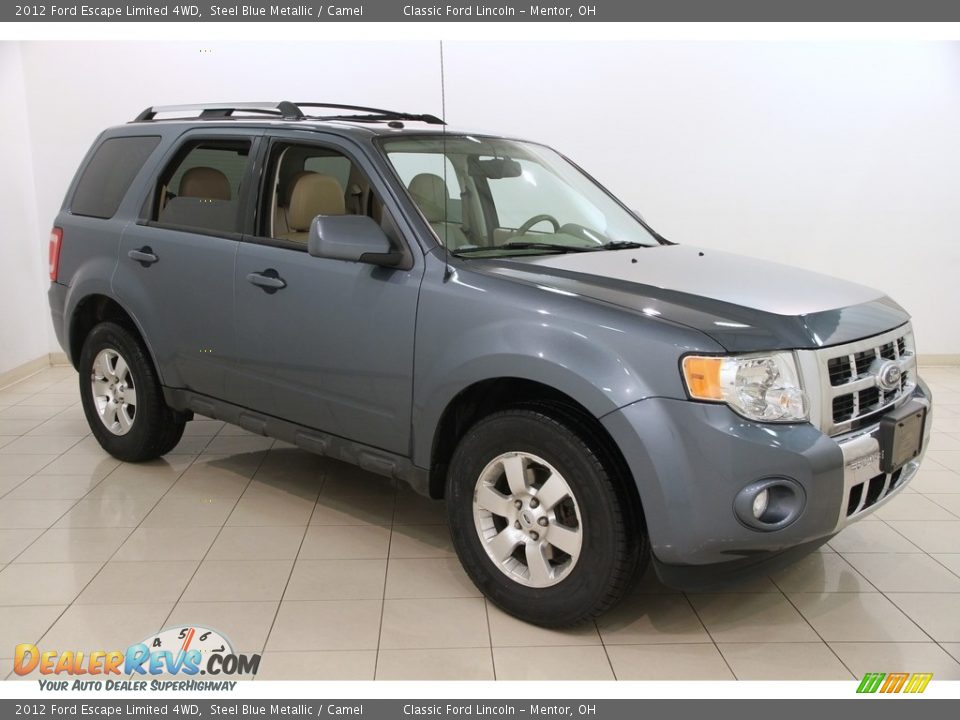 2012 Ford Escape Limited 4WD Steel Blue Metallic / Camel Photo #1