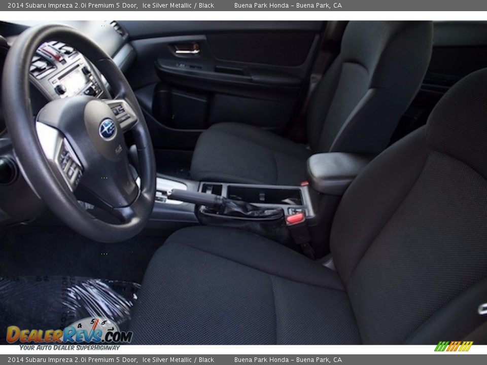 2014 Subaru Impreza 2.0i Premium 5 Door Ice Silver Metallic / Black Photo #3