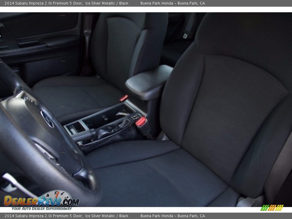 2014 Subaru Impreza 2.0i Premium 5 Door Ice Silver Metallic / Black Photo #12
