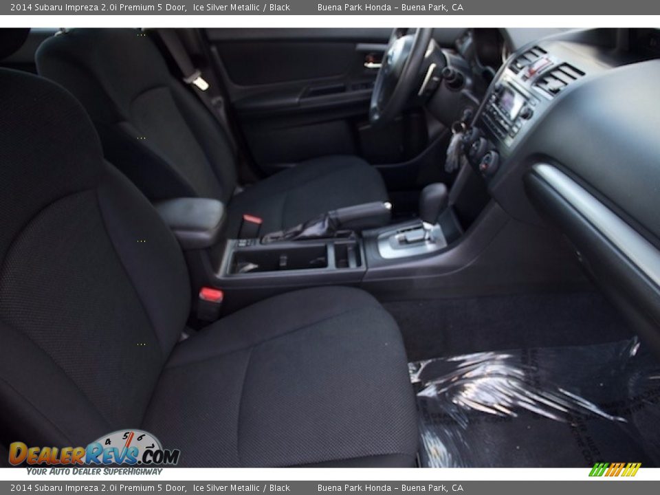 2014 Subaru Impreza 2.0i Premium 5 Door Ice Silver Metallic / Black Photo #17