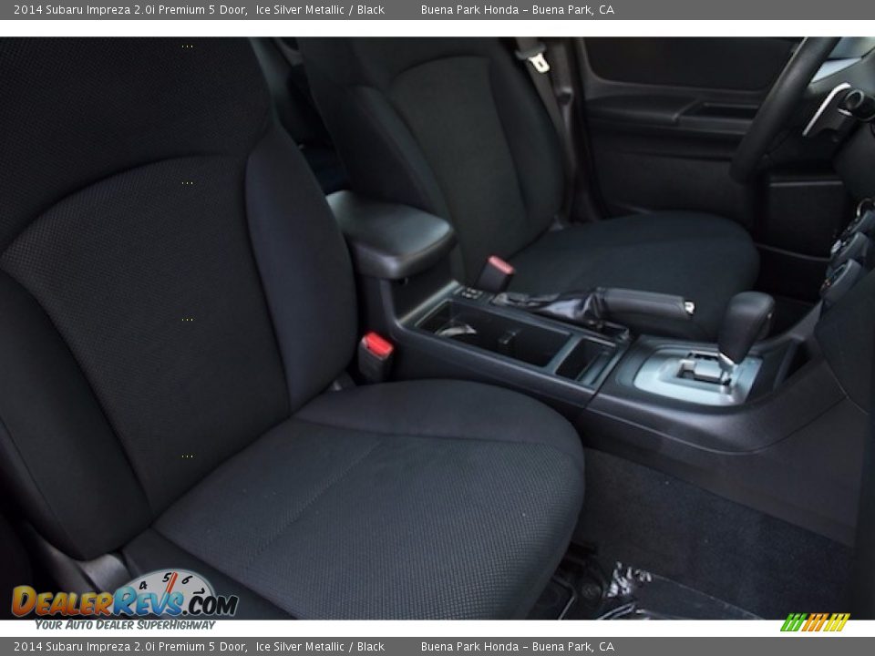 2014 Subaru Impreza 2.0i Premium 5 Door Ice Silver Metallic / Black Photo #18