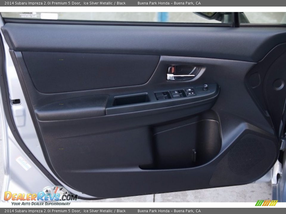 2014 Subaru Impreza 2.0i Premium 5 Door Ice Silver Metallic / Black Photo #20