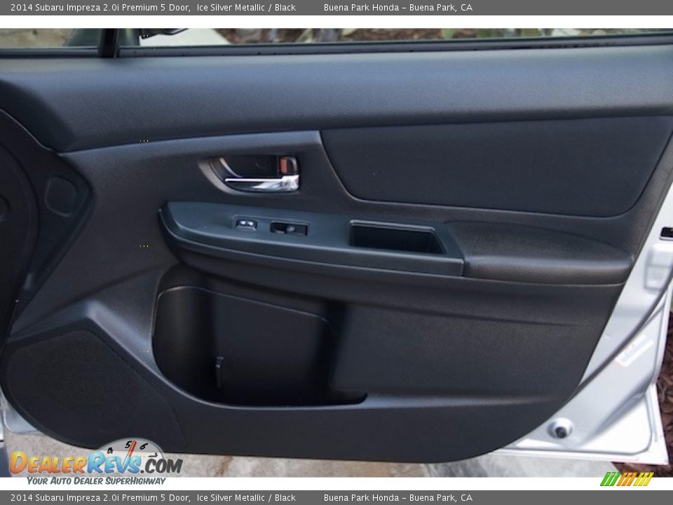 2014 Subaru Impreza 2.0i Premium 5 Door Ice Silver Metallic / Black Photo #23