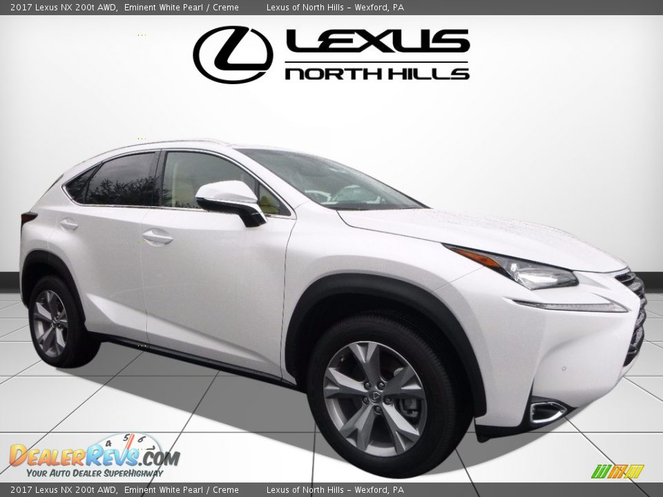 2017 Lexus NX 200t AWD Eminent White Pearl / Creme Photo #1
