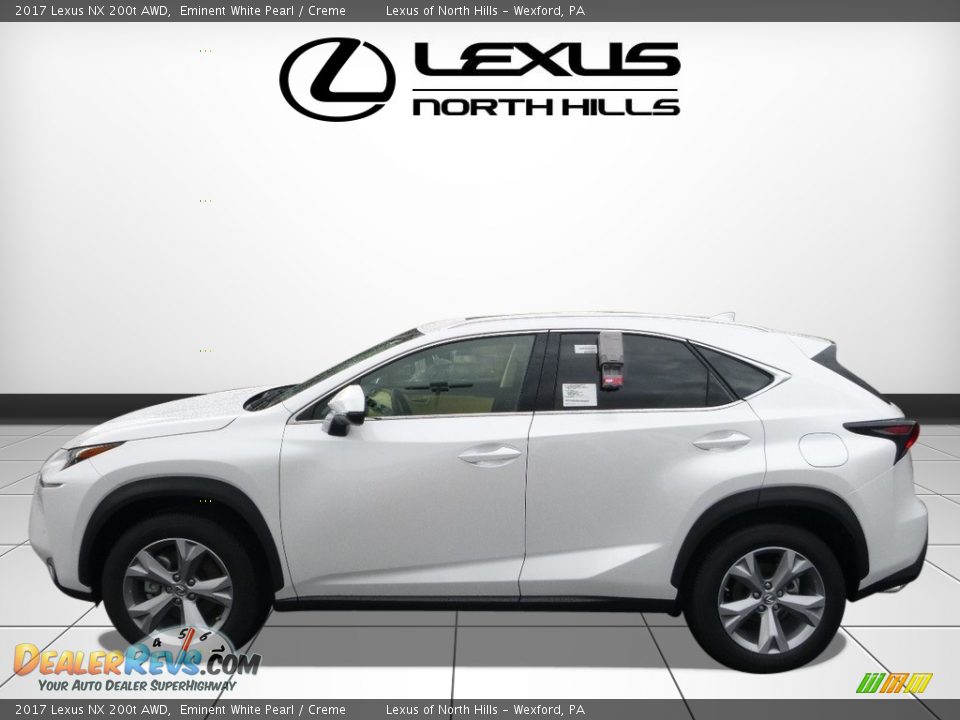2017 Lexus NX 200t AWD Eminent White Pearl / Creme Photo #3