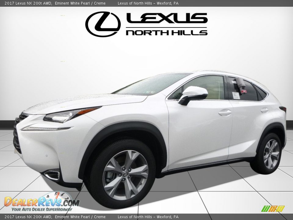 2017 Lexus NX 200t AWD Eminent White Pearl / Creme Photo #4