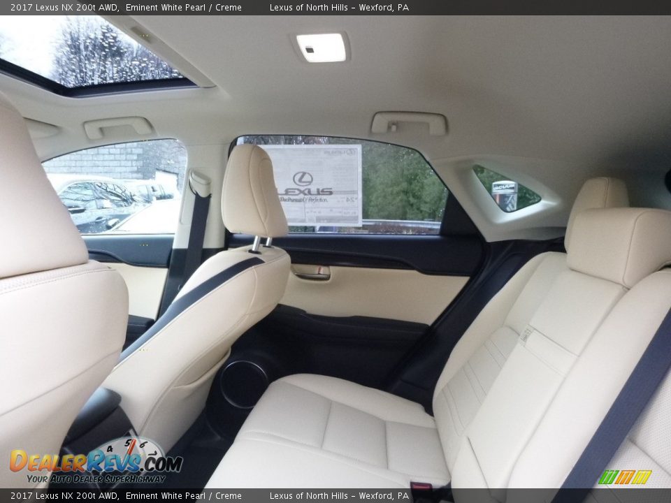 2017 Lexus NX 200t AWD Eminent White Pearl / Creme Photo #8