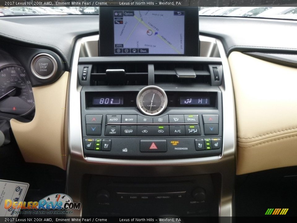 2017 Lexus NX 200t AWD Eminent White Pearl / Creme Photo #13
