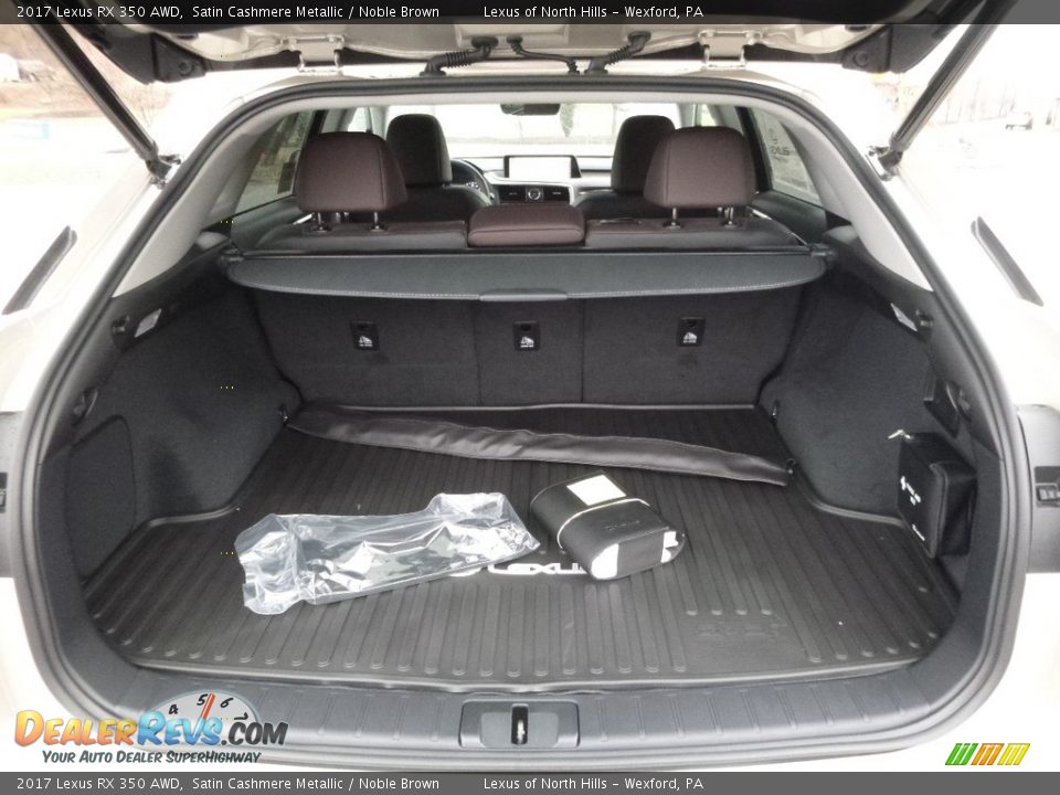 2017 Lexus RX 350 AWD Satin Cashmere Metallic / Noble Brown Photo #6