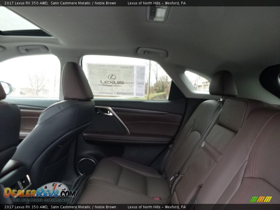 2017 Lexus RX 350 AWD Satin Cashmere Metallic / Noble Brown Photo #8