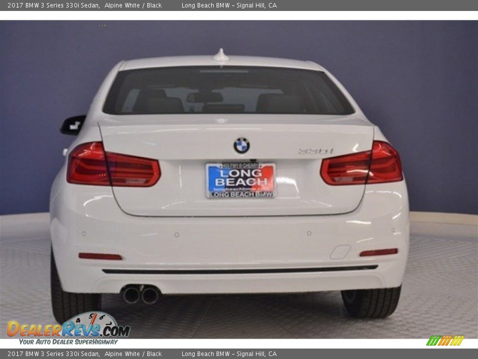 2017 BMW 3 Series 330i Sedan Alpine White / Black Photo #5