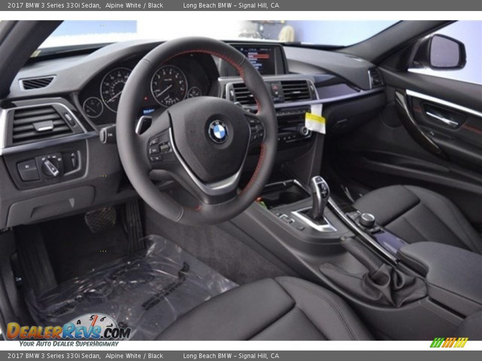 2017 BMW 3 Series 330i Sedan Alpine White / Black Photo #7