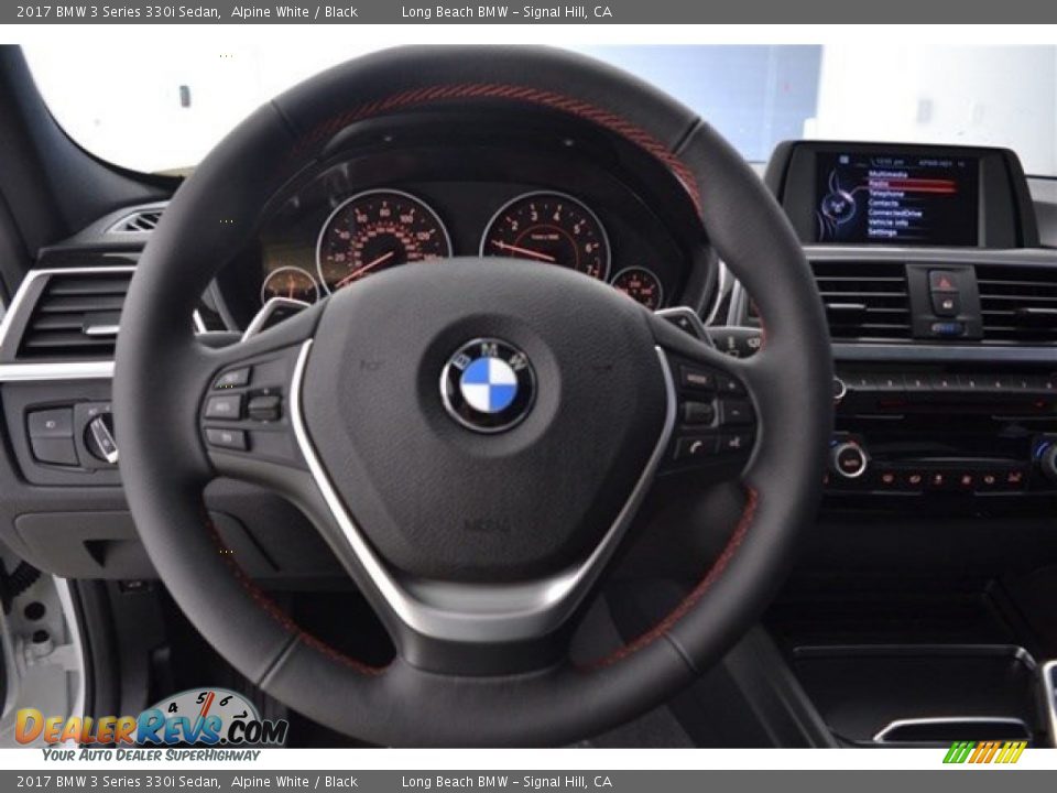 2017 BMW 3 Series 330i Sedan Alpine White / Black Photo #14