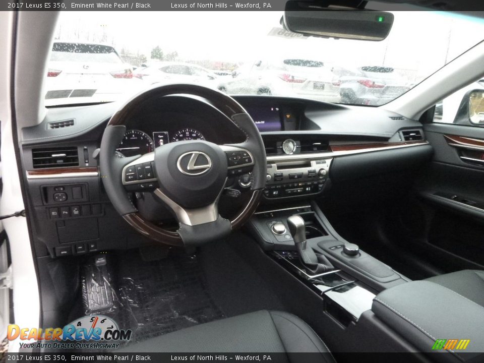 Black Interior - 2017 Lexus ES 350 Photo #8