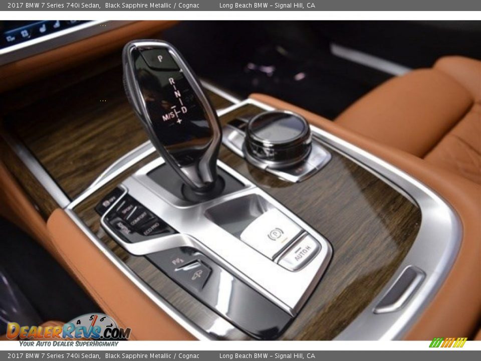 2017 BMW 7 Series 740i Sedan Black Sapphire Metallic / Cognac Photo #12