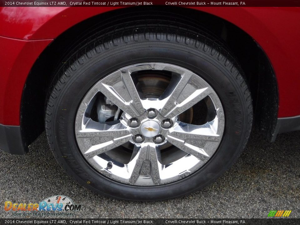 2014 Chevrolet Equinox LTZ AWD Crystal Red Tintcoat / Light Titanium/Jet Black Photo #3