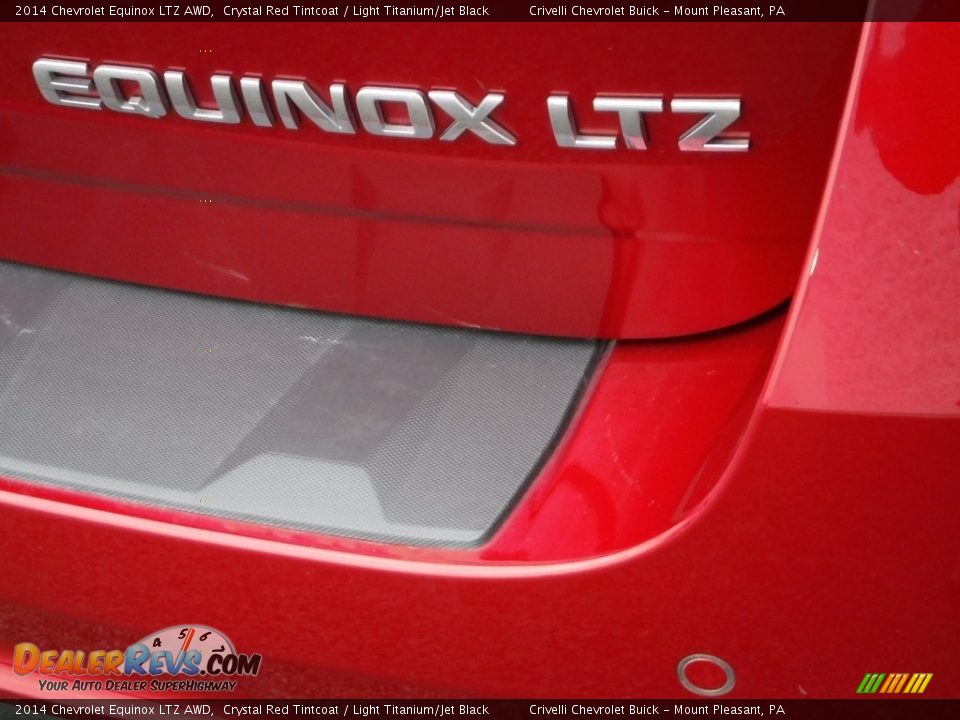 2014 Chevrolet Equinox LTZ AWD Crystal Red Tintcoat / Light Titanium/Jet Black Photo #8