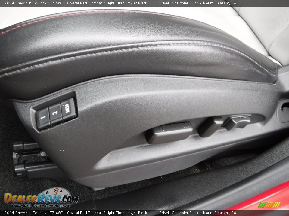 2014 Chevrolet Equinox LTZ AWD Crystal Red Tintcoat / Light Titanium/Jet Black Photo #21