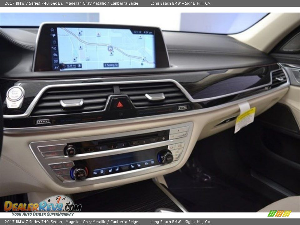 2017 BMW 7 Series 740i Sedan Magellan Gray Metallic / Canberra Beige Photo #11