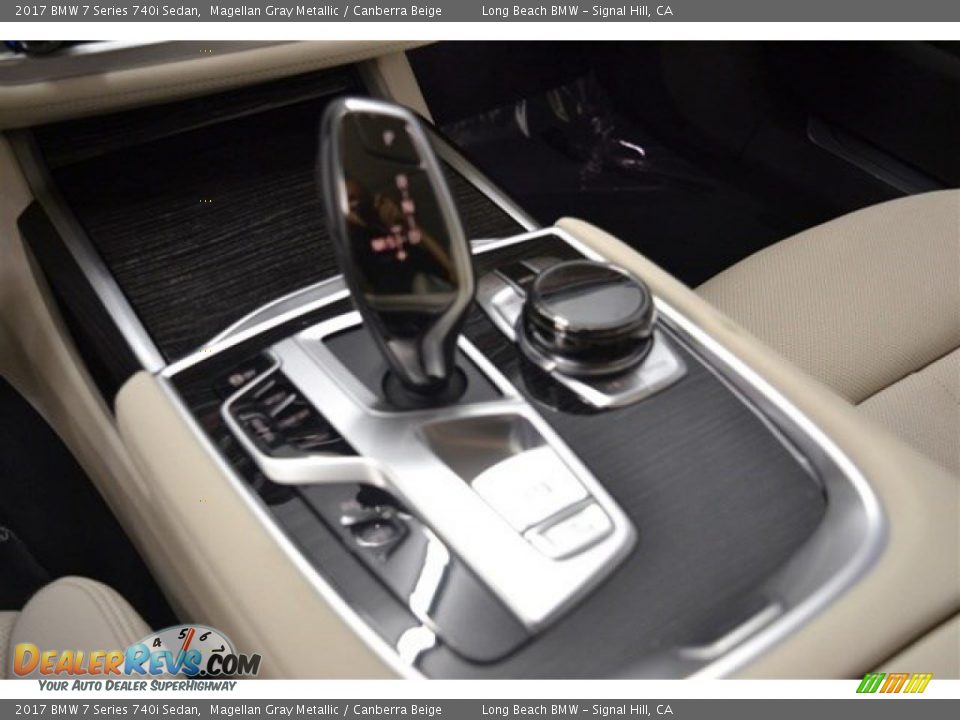 2017 BMW 7 Series 740i Sedan Magellan Gray Metallic / Canberra Beige Photo #12